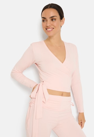 LSCN by LASCANA Shirt in Roze: voorkant