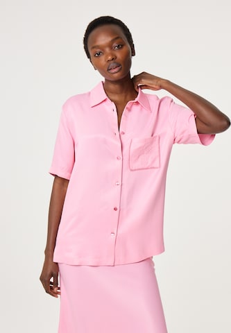 Fabienne Chapot Blouse in Roze: voorkant
