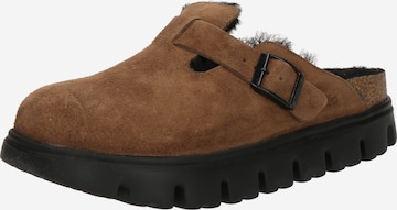 Saboți 'Boston' de la BIRKENSTOCK pe maro: față