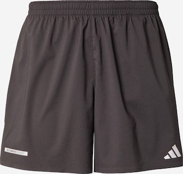 ADIDAS PERFORMANCE Regular Workout Pants 'Ultimate' in Black: front