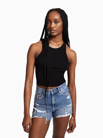 Regular Jean Bershka en bleu : devant