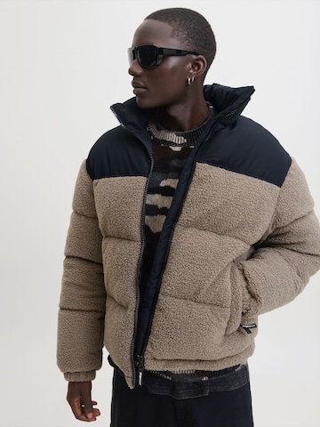 JACK & JONES Winter jacket 'JCOFlare' in Brown