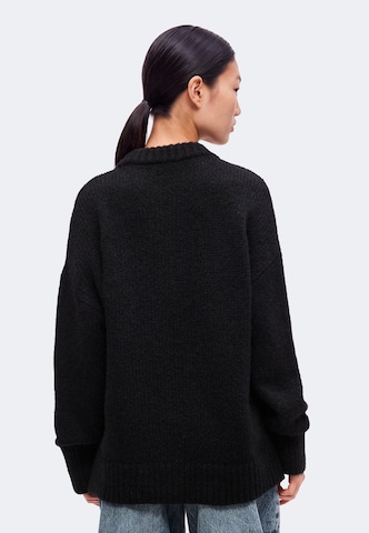 HUGO Pullover 'Sloguinny' i sort