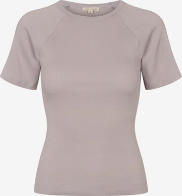 T-shirt 'ESBlossom SS O-neck Rib' Esmé Studios en beige : devant