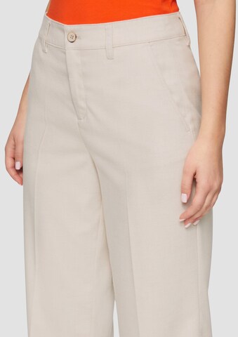 s.Oliver Wide leg Pantalon in Beige