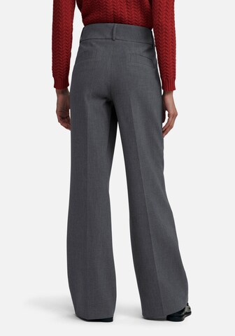 Wide Leg Pantalon à plis Fadenmeister Berlin en gris