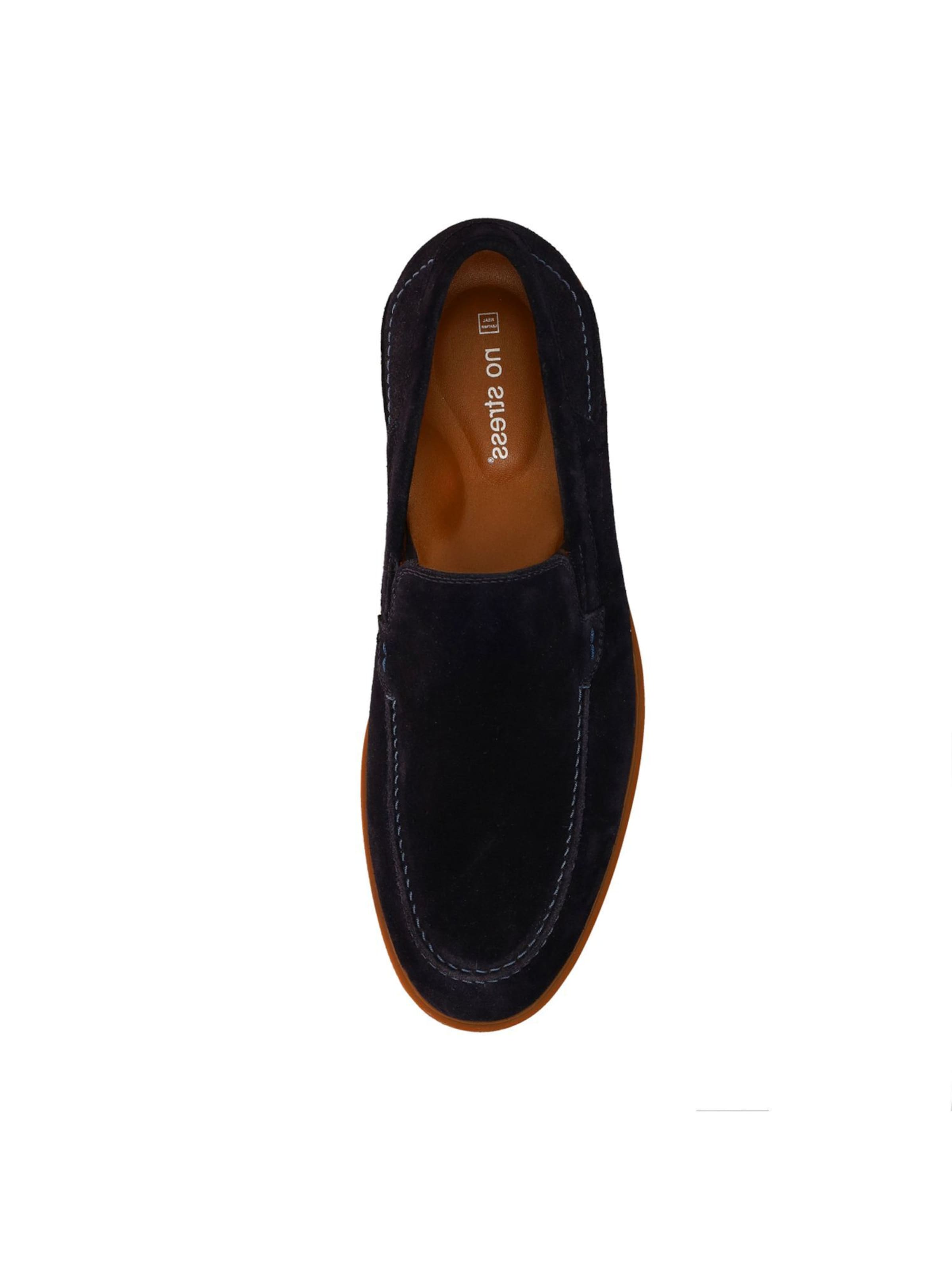 Mocassin no stress en bleu