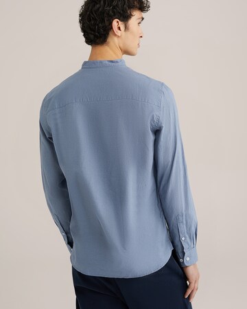 WE Fashion Regular fit Πουκάμισο σε μπλε