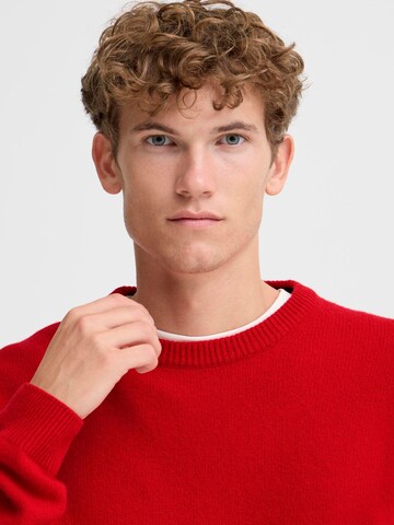 Casual Friday Sweater ' CFKarl ' in Red