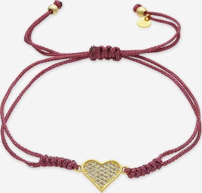 Luxenter Náramek 'Heart' ve velikosti 45 cm - tmavě růžová, Produkt