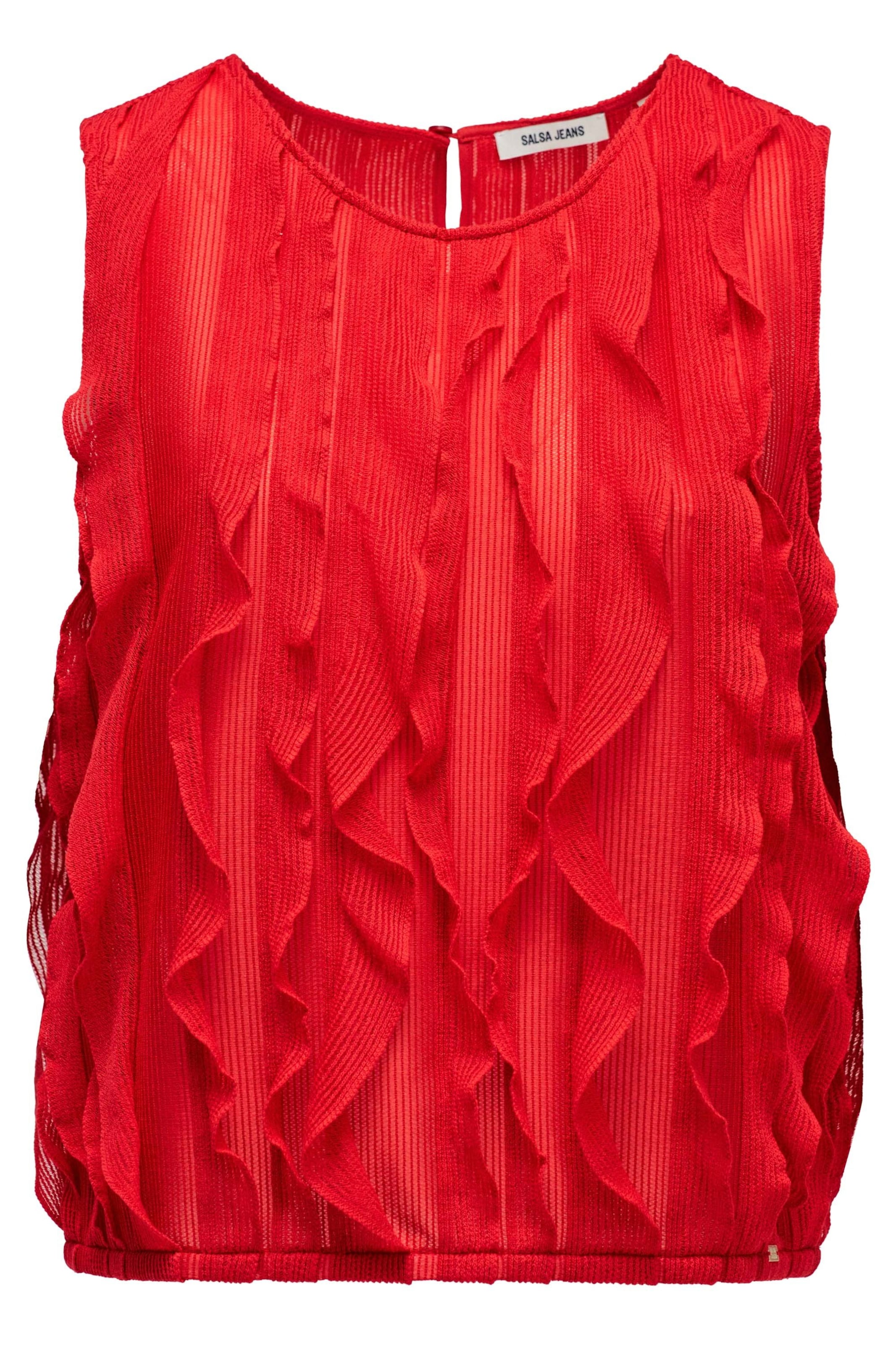Salsa Jeans Top in Red: front