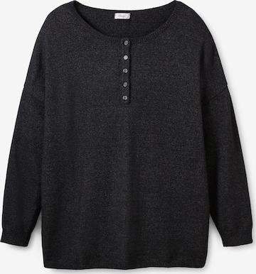 Pull-over SHEEGO en noir : devant