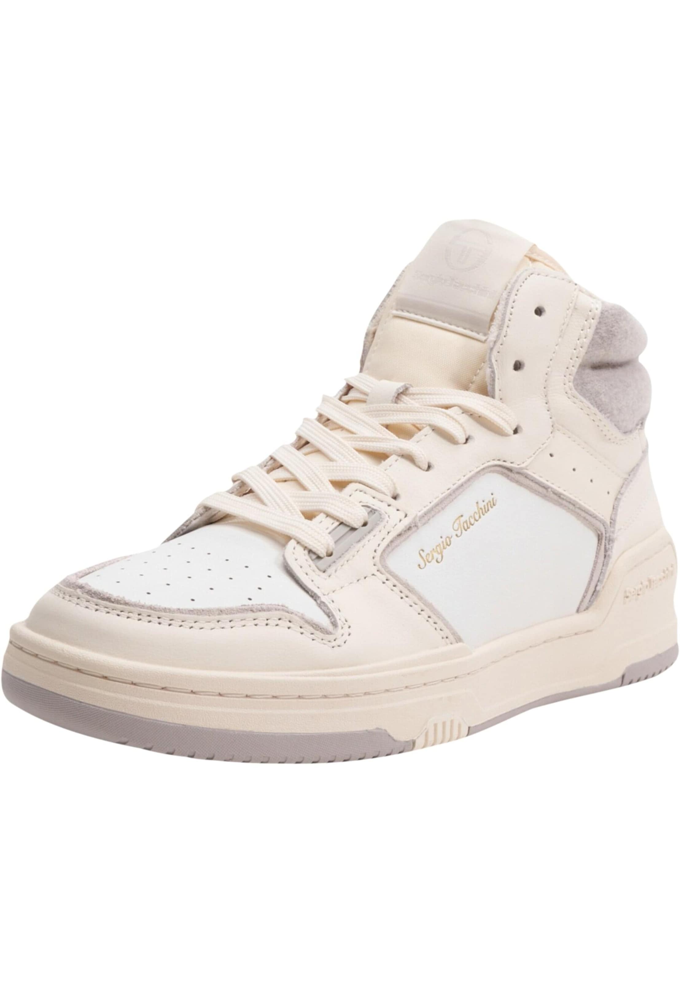 Baskets hautes Sergio Tacchini en blanc : devant