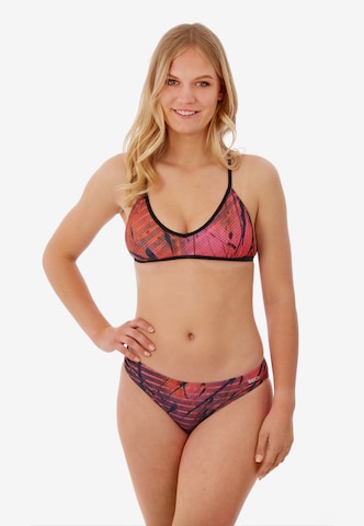 BECO the world of aquasports Bralette Bikini 'BEactive' in Pink: front