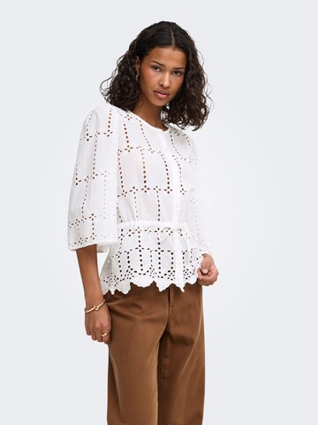 Jaqueline de Yong Blouse 'Jojo' in Wit