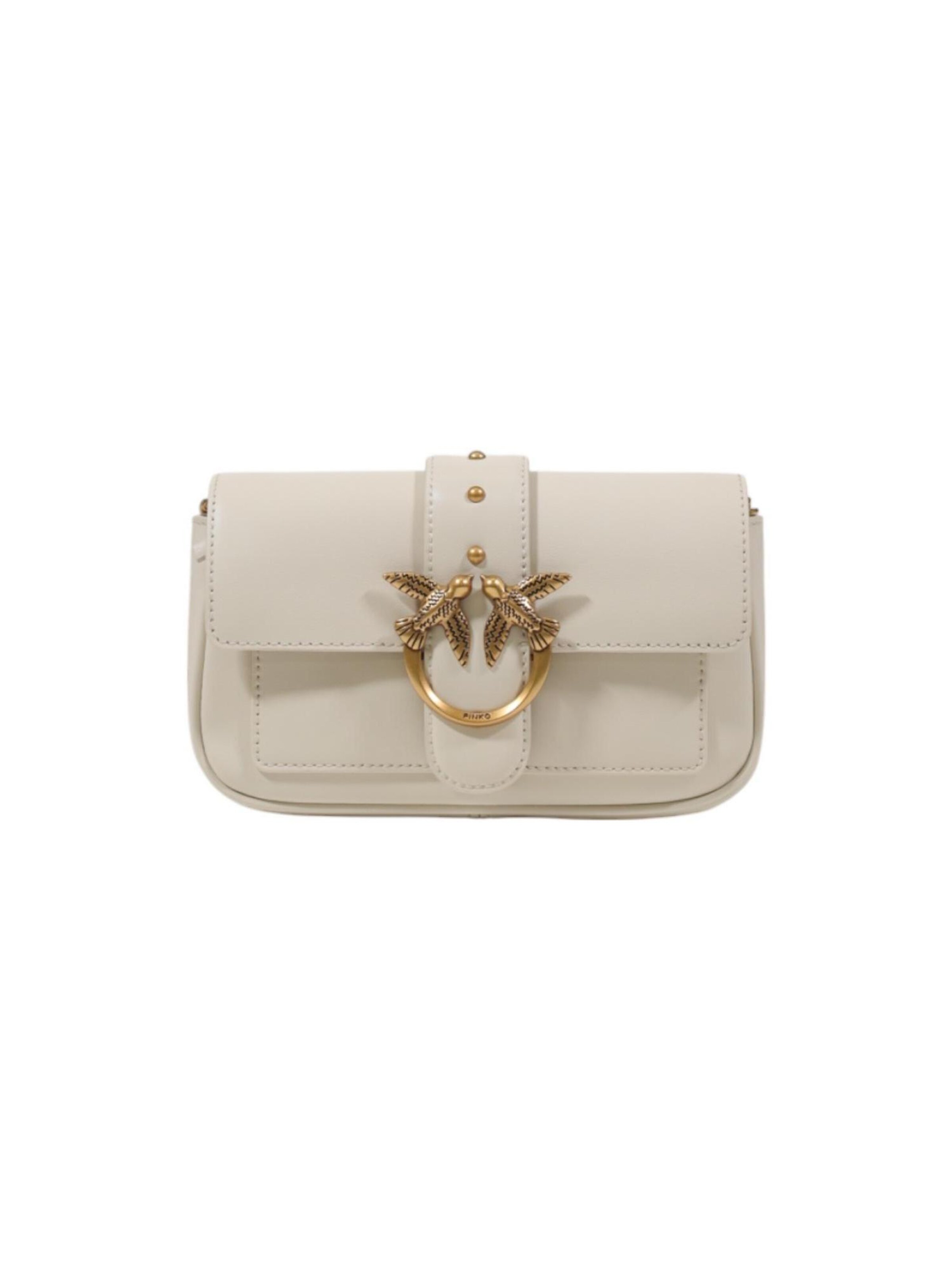 PINKO Skuldertaske 'POCKET LOVE ONE SIMPLY 100061 A0F1' i beige