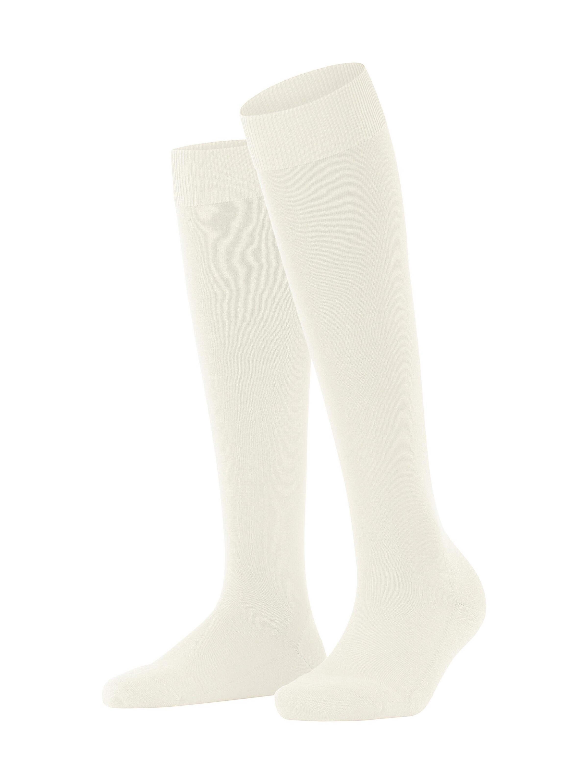 FALKE Knee High Socks 'ClimaWool' in White