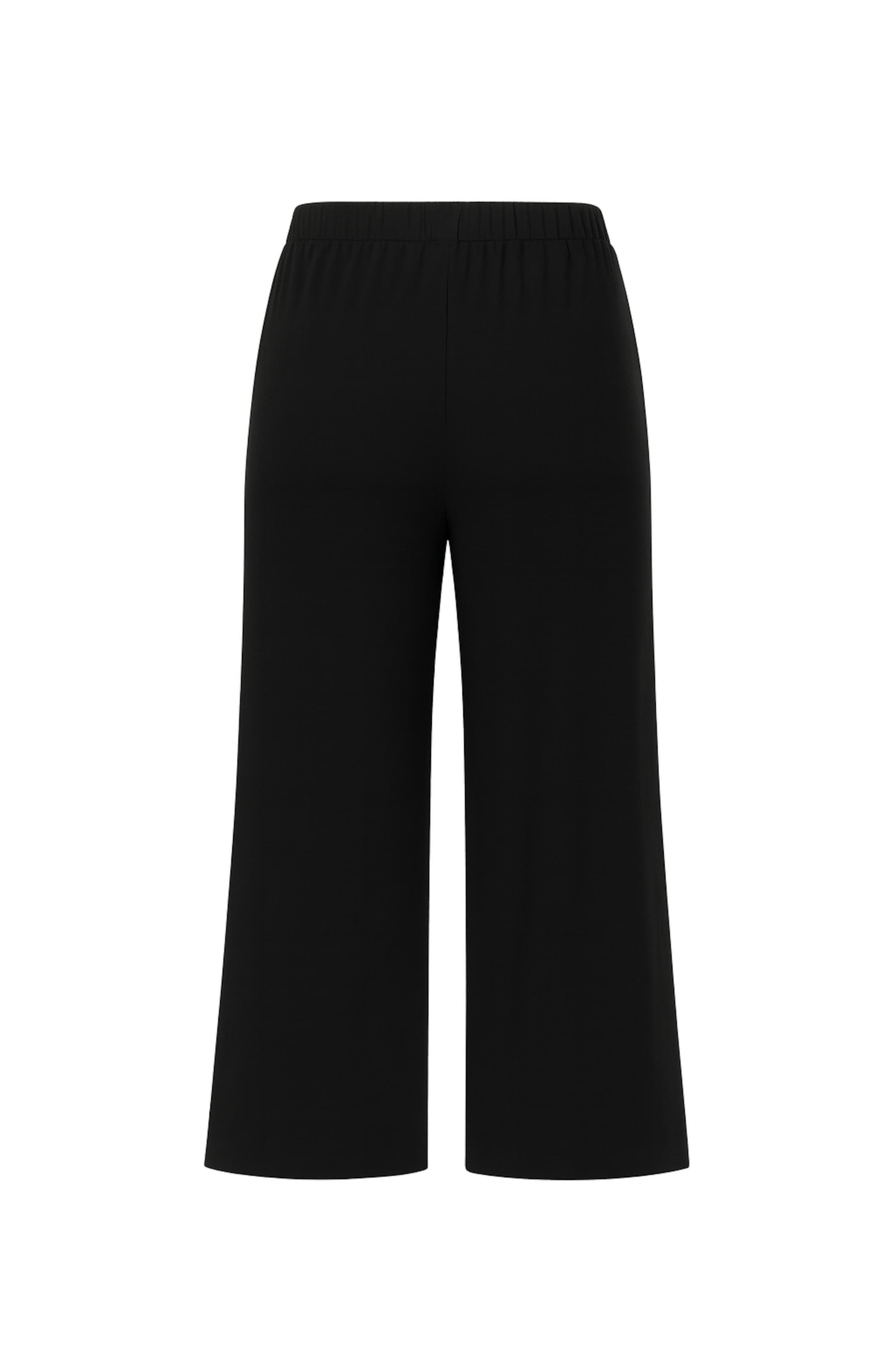 Shape Of You Wide Leg Hose in Schwarz: Vorderseite
