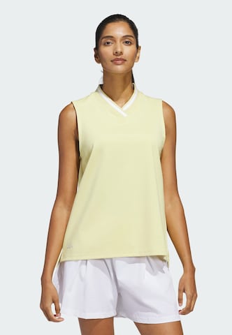T-shirt fonctionnel 'Go-To' ADIDAS PERFORMANCE en jaune : devant