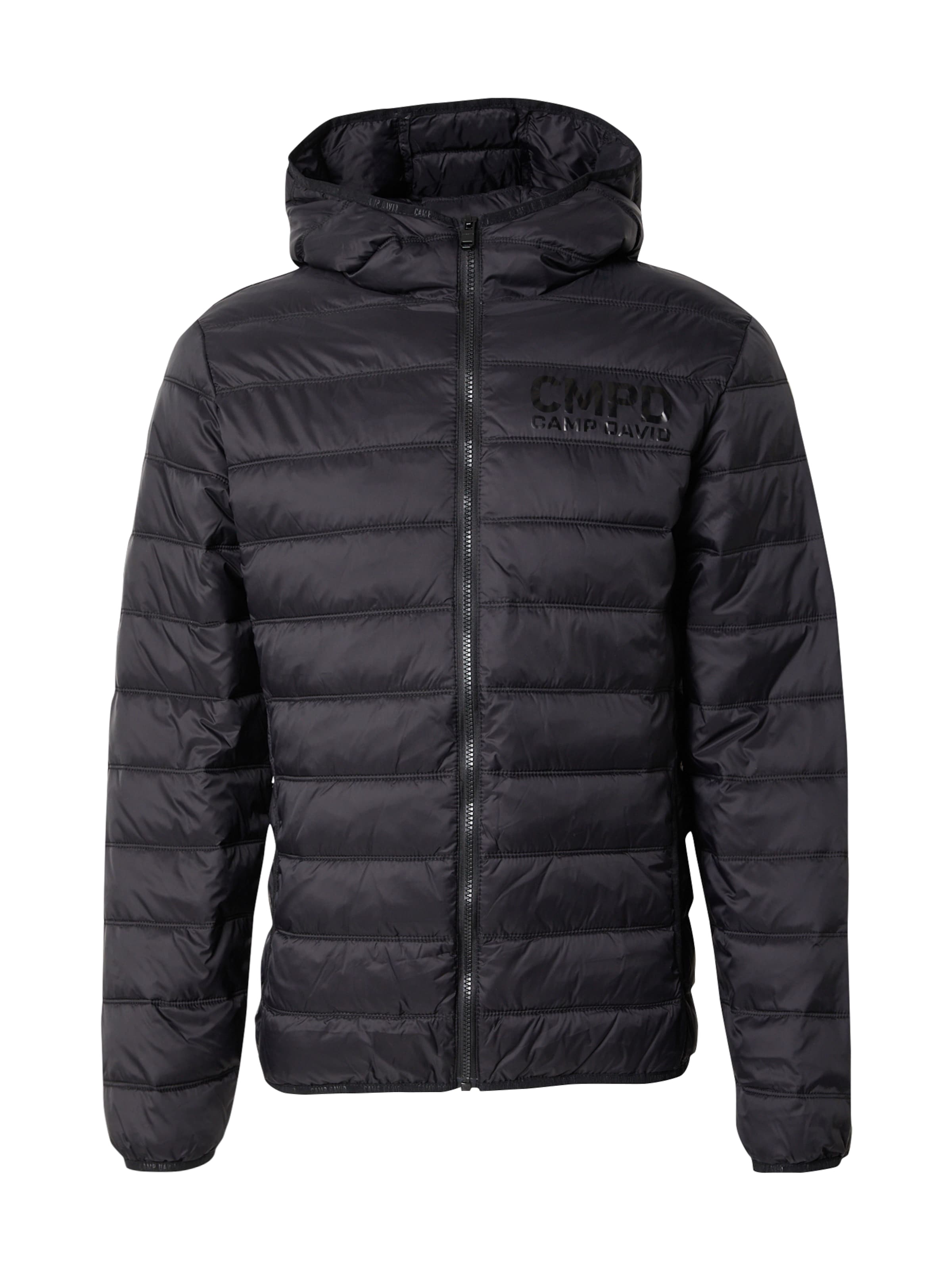 CAMP DAVID Jacke in Schwarz: Vorderseite