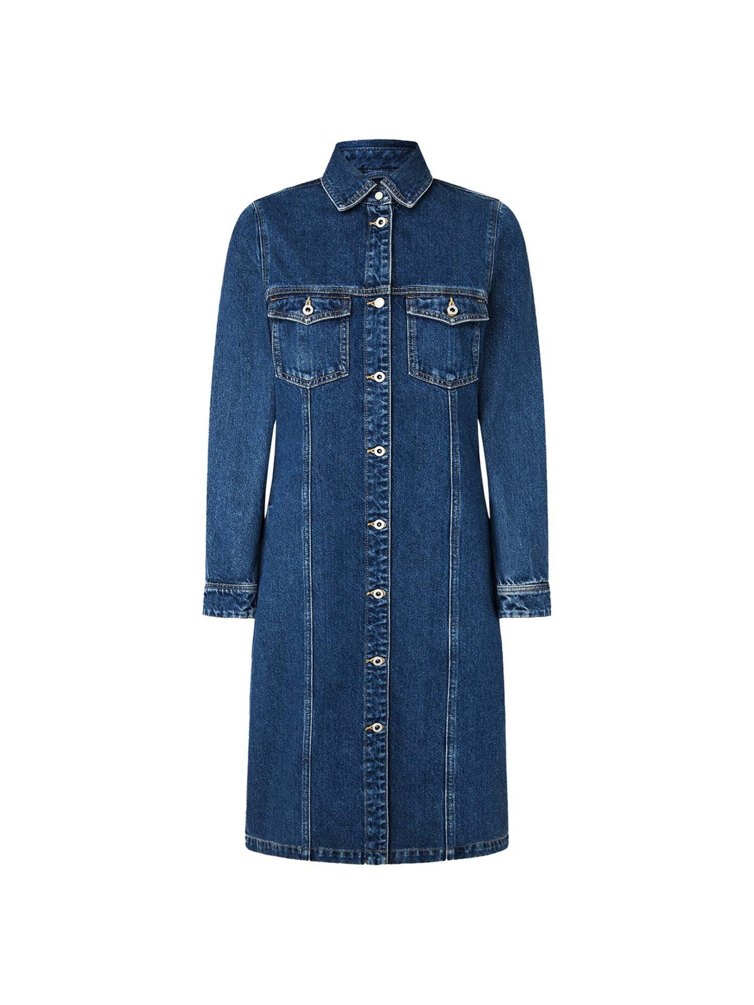 Pepe Jeans Kleid in Blau: Vorderseite