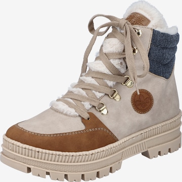 Rieker Boots in Beige: front