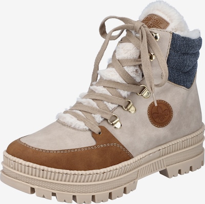 Rieker Boots i beige / mørkeblå / brun, Produktvisning