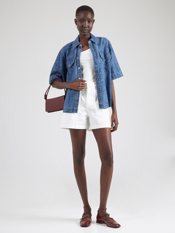 VILA Regular Jeans 'VIPOLLY' in White