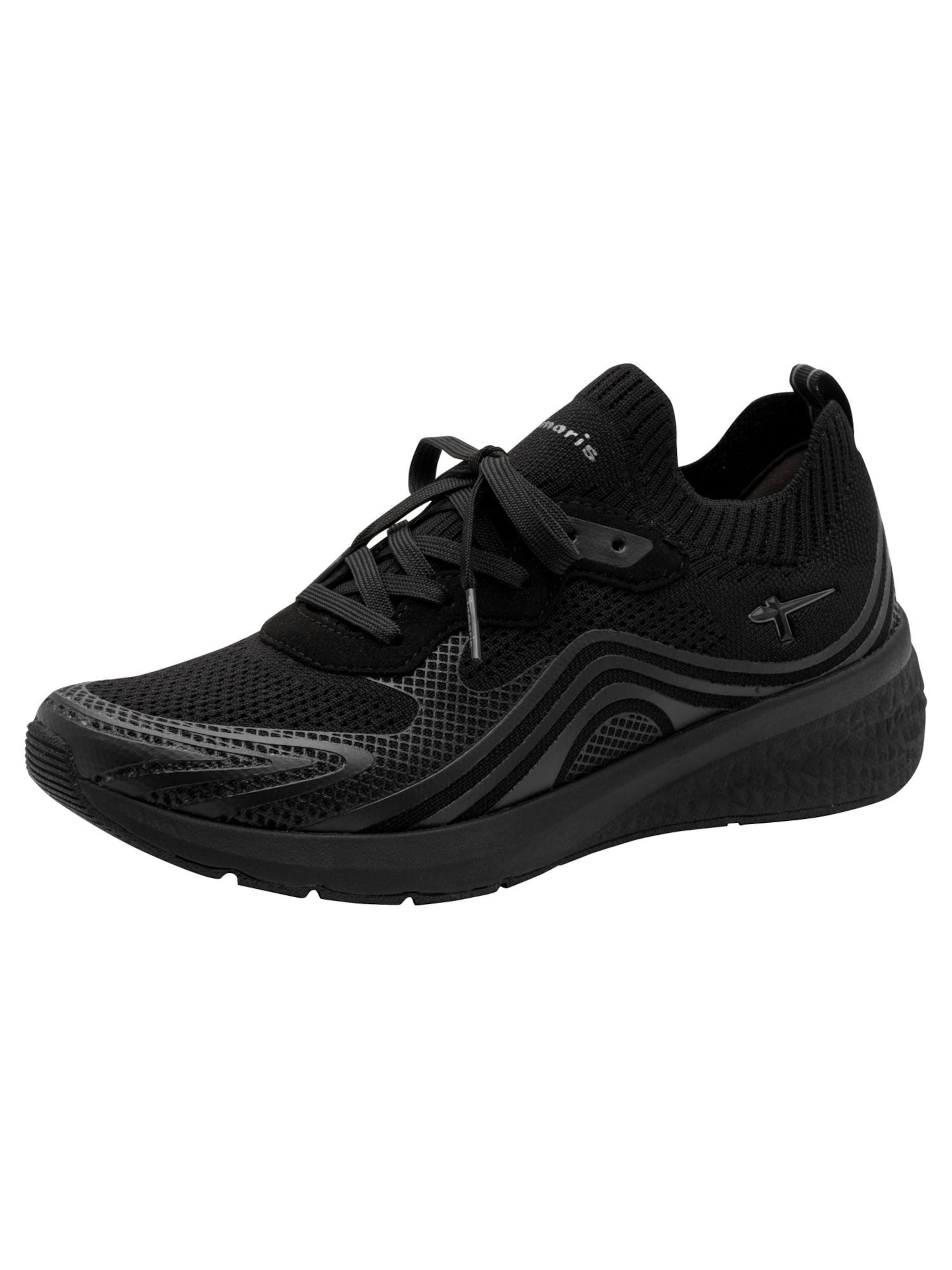 Tamaris - Zapatillas deportivas bajas en negro: frente