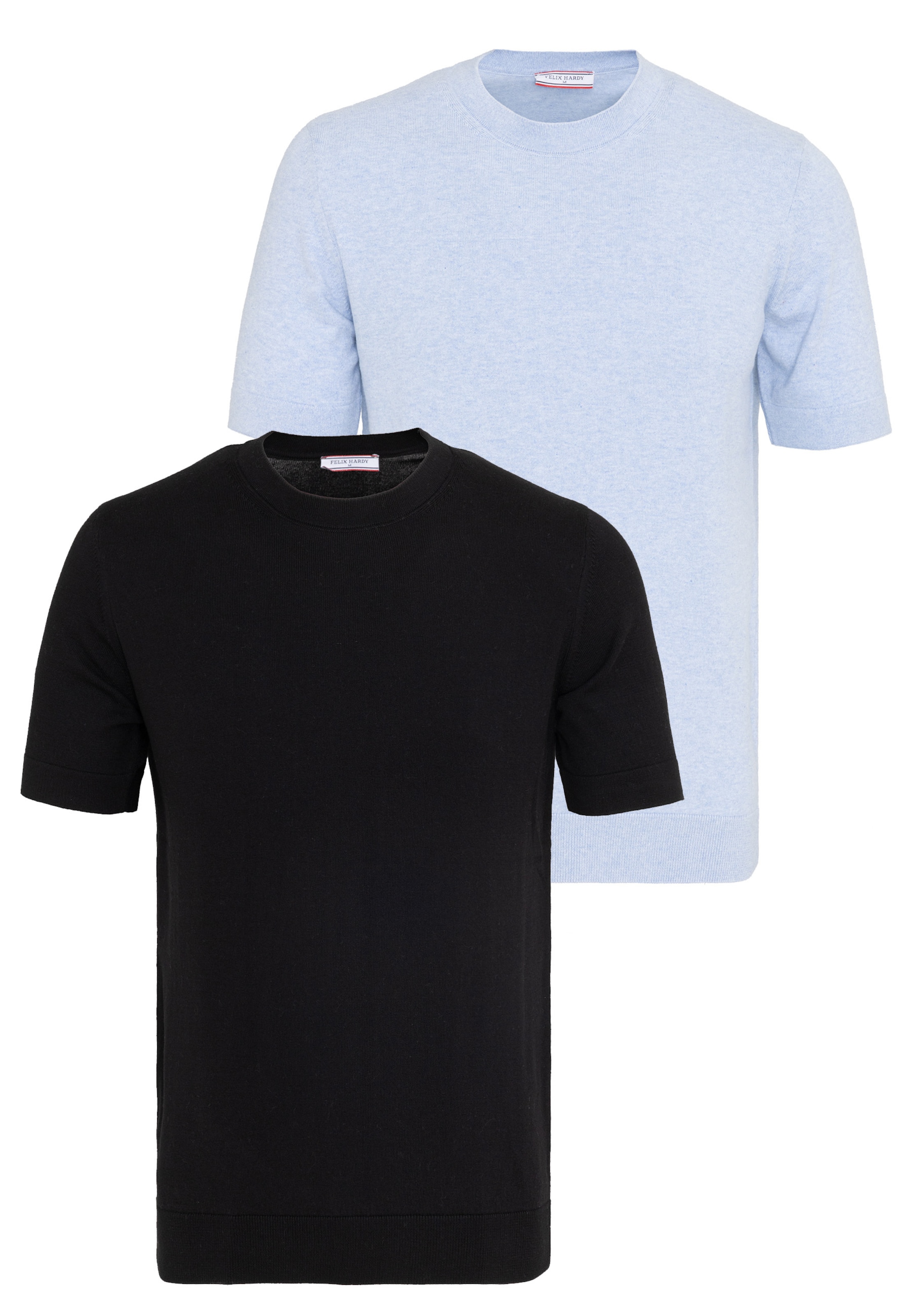 Felix Hardy T-Shirt en bleu clair / noir, Vue avec produit
