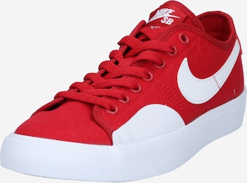 Baskets basses 'Blazer Court' Nike SB en rouge : devant