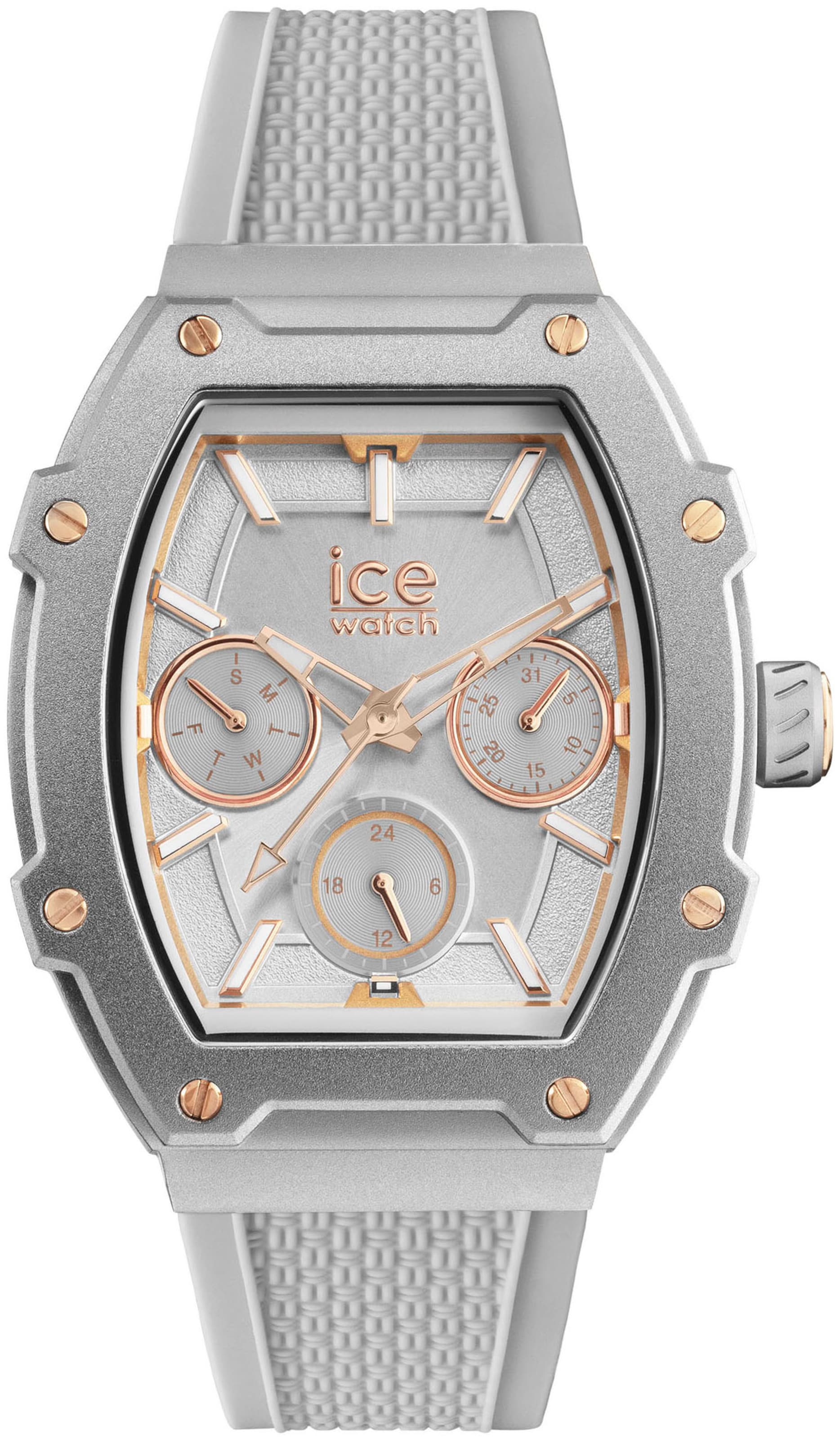 ICE WATCH Analoguhr in Grau: Vorderseite