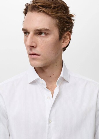 MANGO MAN Regular fit Button Up Shirt 'Donosti' in White