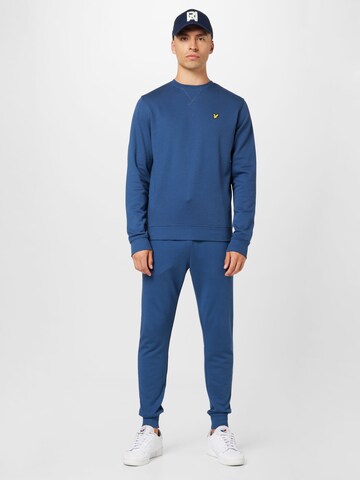 Lyle & Scott Tapered Broek in Blauw