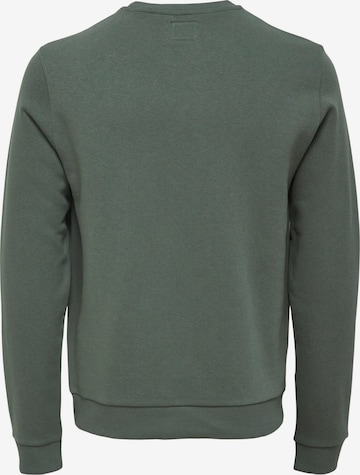 Only & Sons Regular Fit Sweatshirt 'Ceres' in Grün