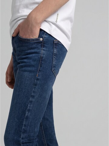 TOM TAILOR Skinny Džínsy 'Ryan' - Modrá