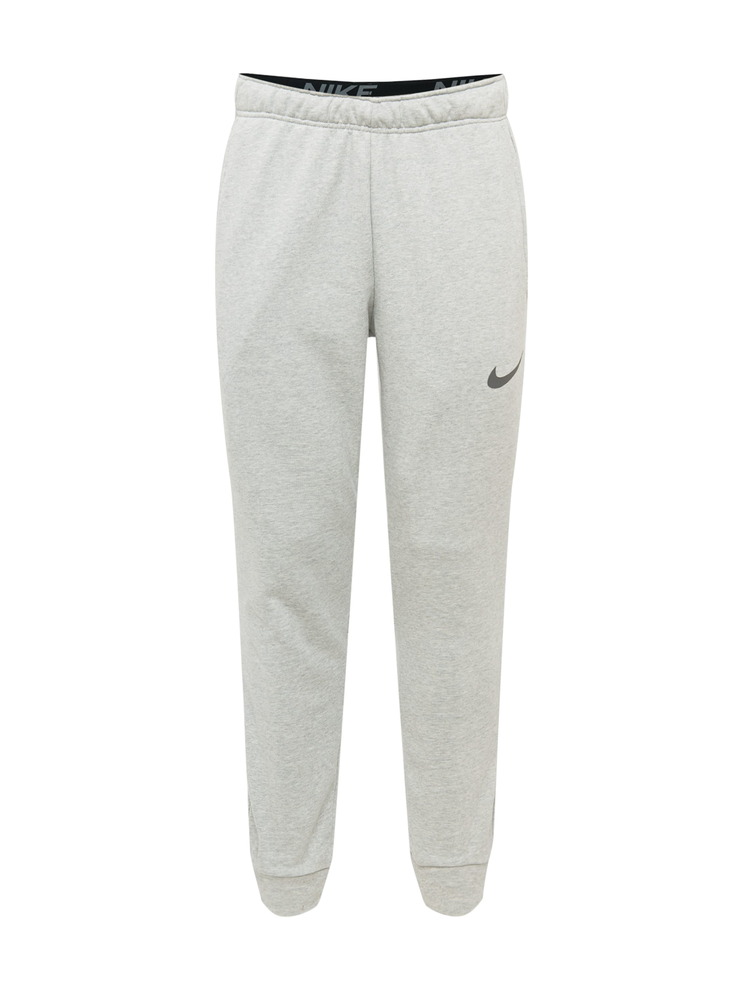 NIKE Дънки Tapered Leg Спортен панталон в сиво: отпред