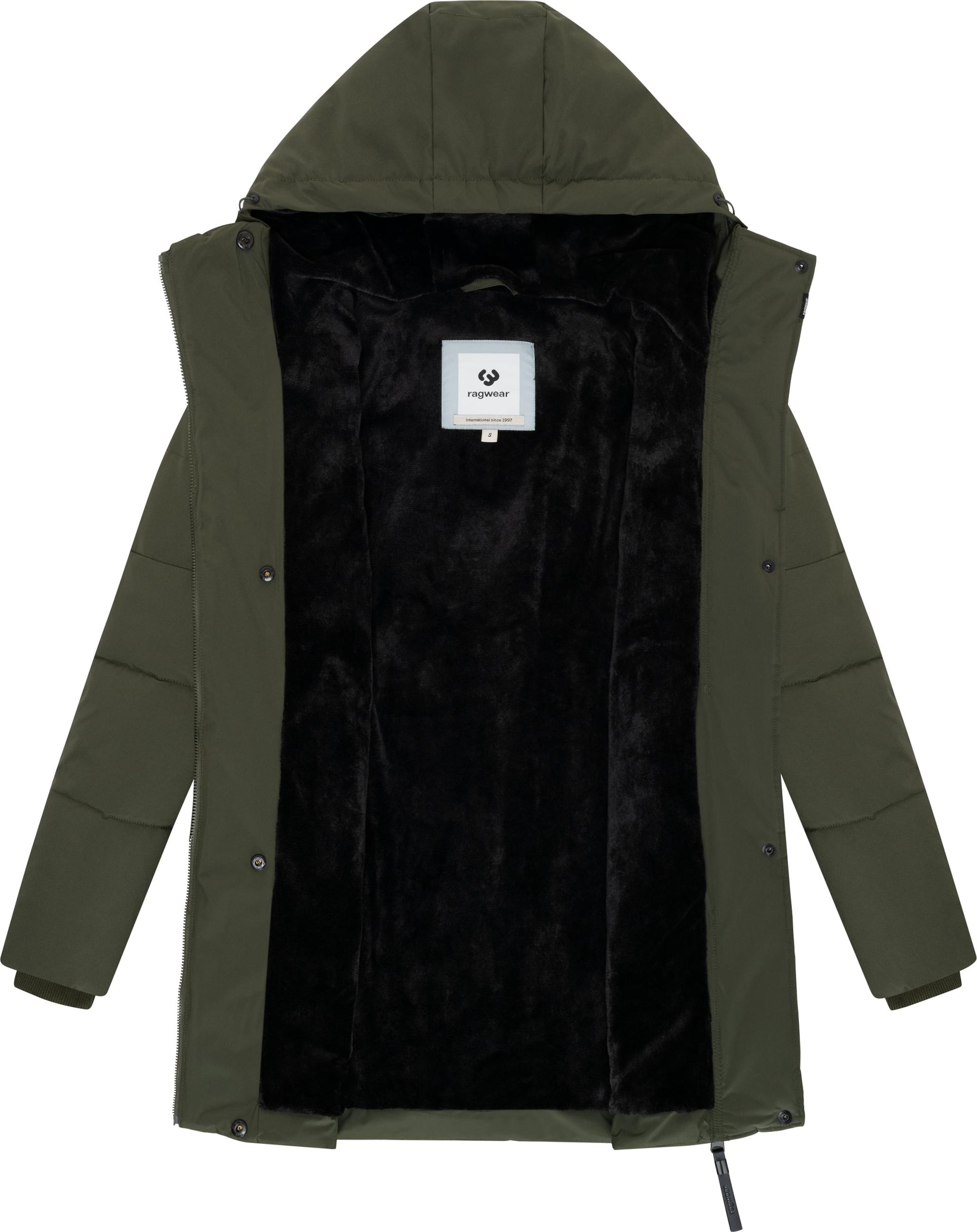 Ragwear Płaszcz zimowy 'Pevilla' w kolorze zielony