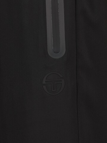 Sergio Tacchini Tapered Sports trousers 'RISPECCHIO' in Black