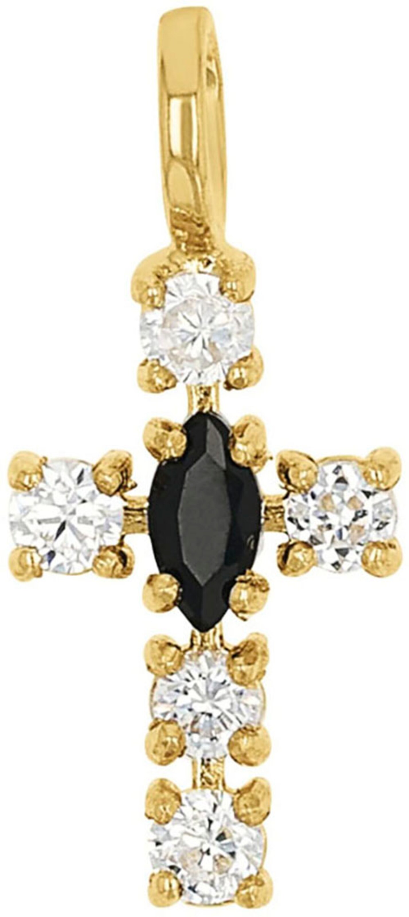 AMOR Pendant in Gold: front