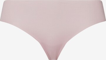 Slip ' Invisible Cotton ' Hanro en rose : devant