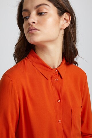 ICHI Blouse 'IHMAIN SH' in Oranje