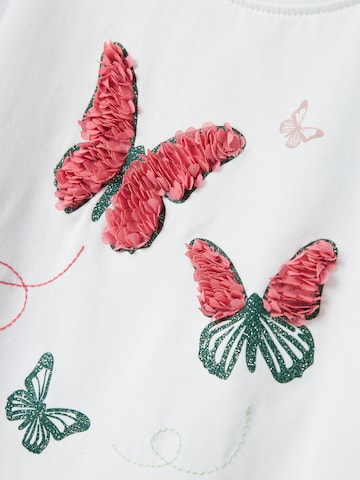 NAME IT - Camiseta 'NMFLOFLA' en blanco