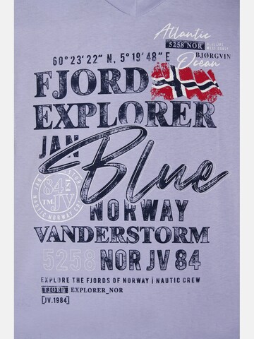 Jan Vanderstorm Shirt ' Nordger ' in Lila
