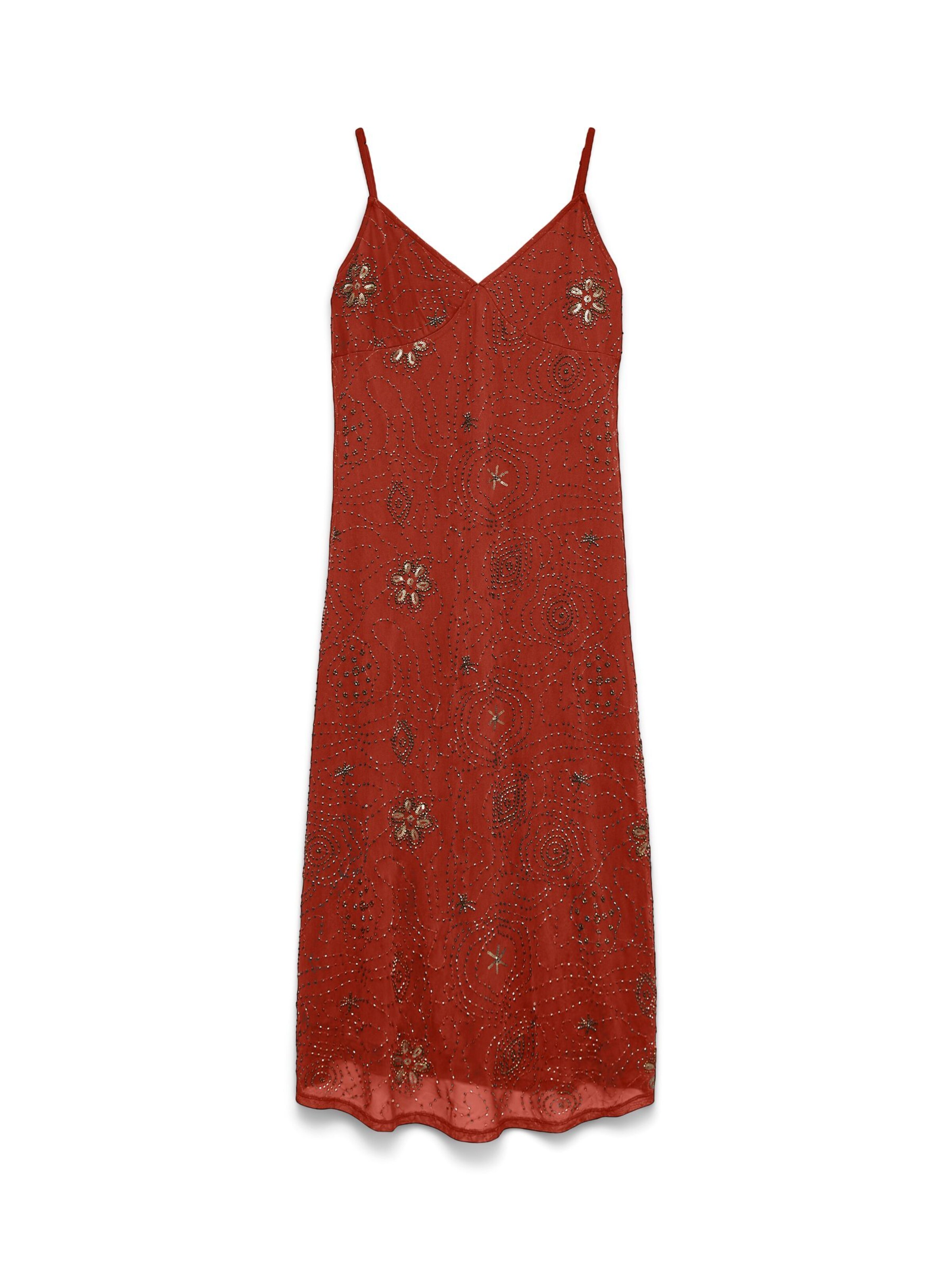 VERO MODA Dress 'VMCARA' in Brown: front