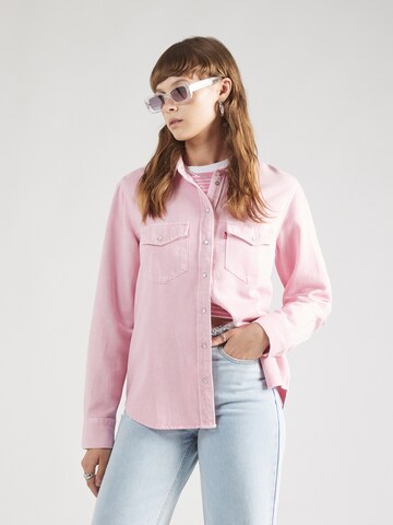 LEVI'S ® Bluse 'Iconic Western' in Pink: predná strana