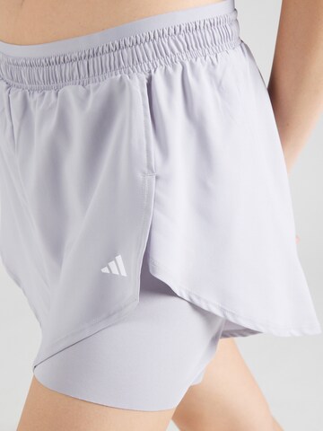 ADIDAS PERFORMANCE Skinny Sports trousers 'Designed For Training' in Purple