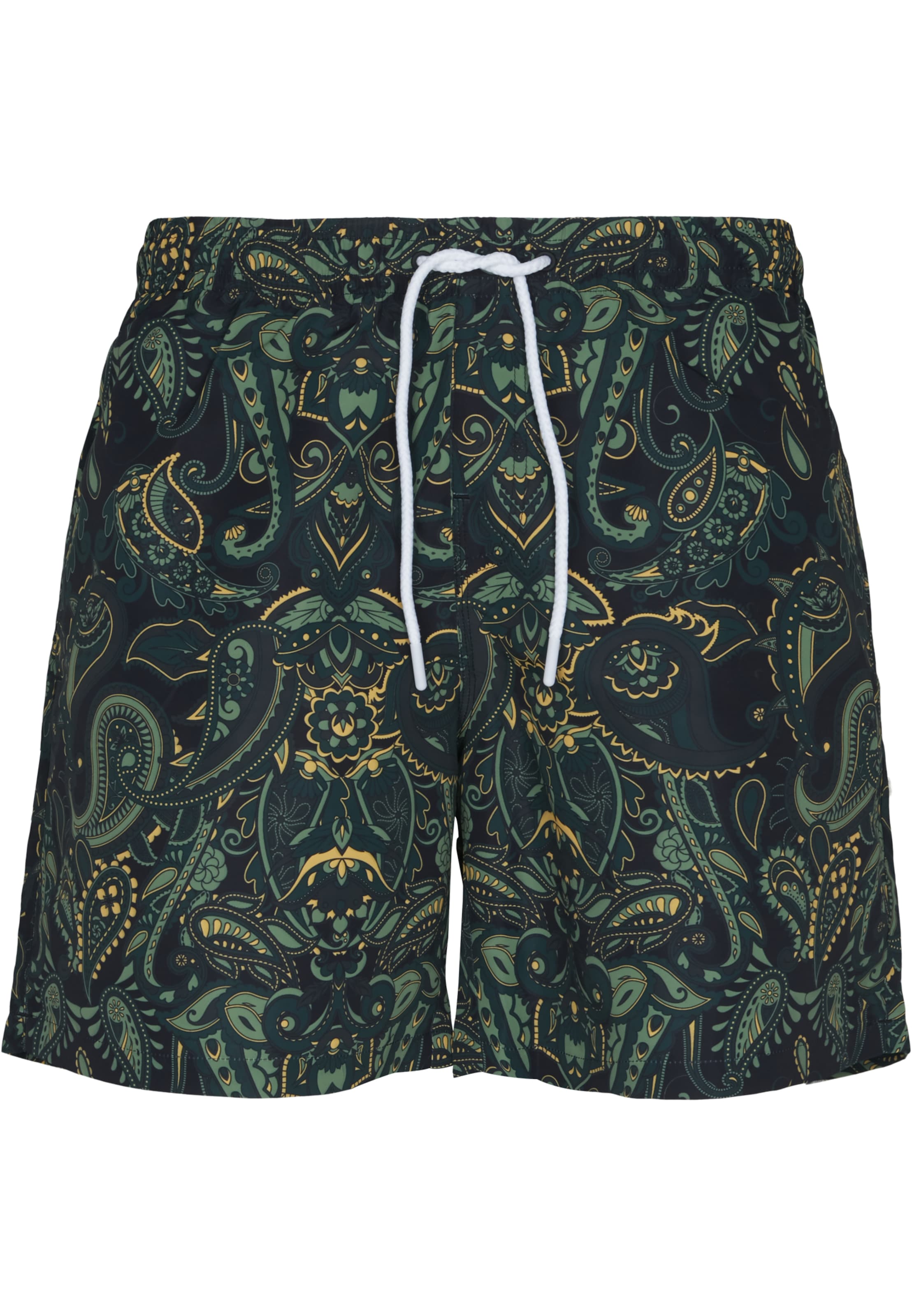 Pantaloncini da bagno di Urban Classics in verde: frontale