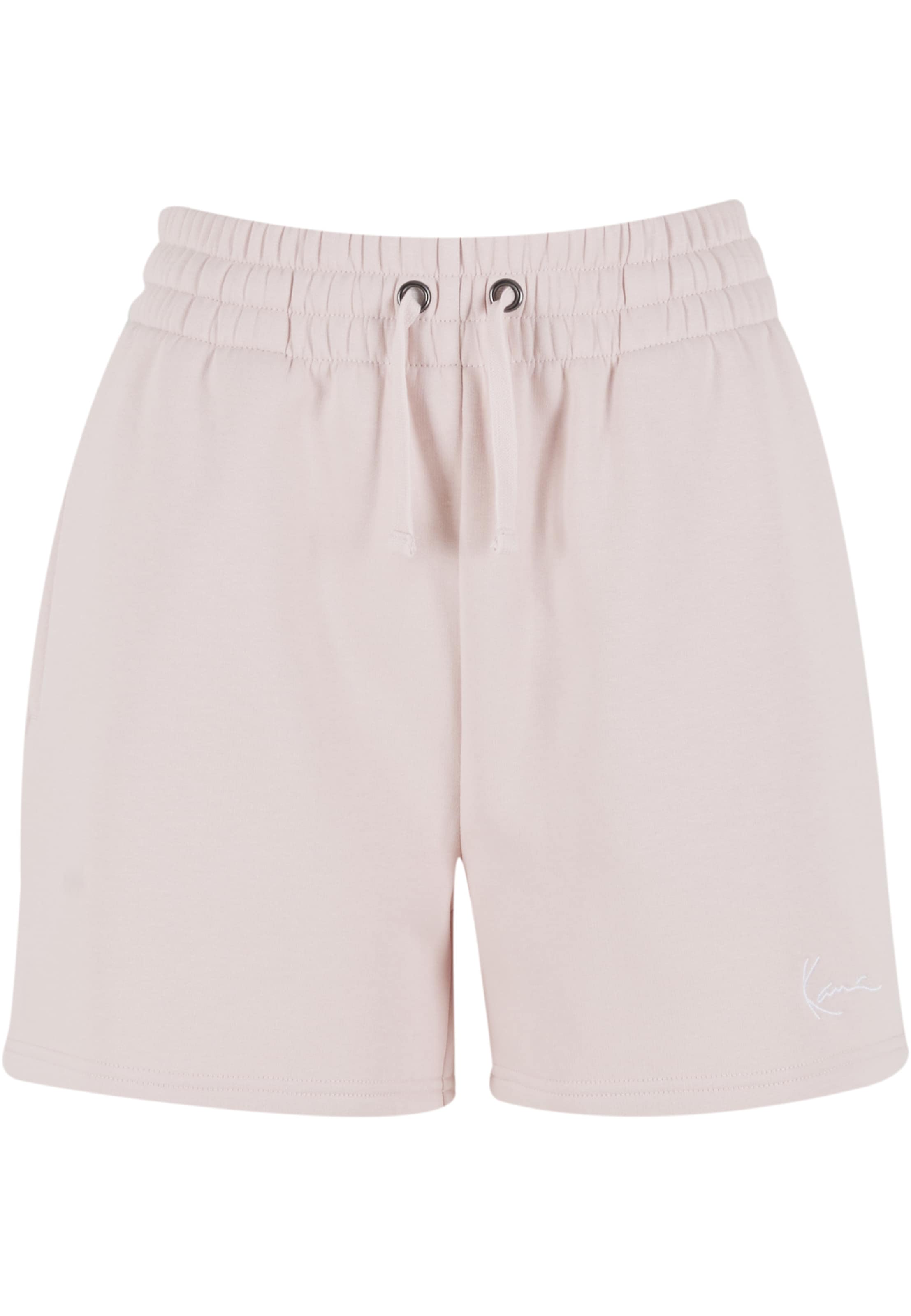 Regular Pantalon 'Essential' Karl Kani en rose : devant