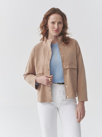 TATUUM Between-Season Jacket 'Eddie' in Beige: front